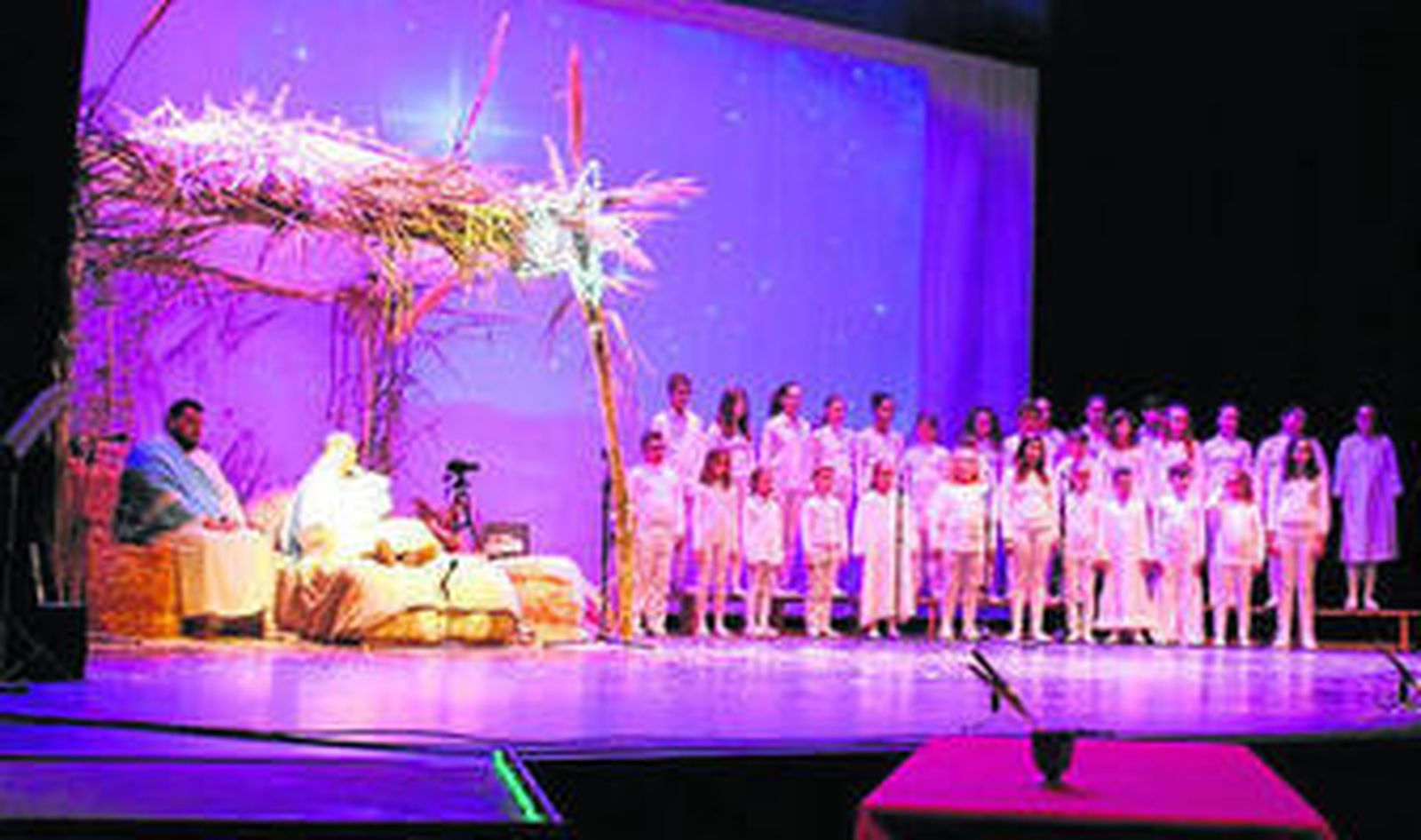 Una de las escenas del musical celebrado este fin de semana.