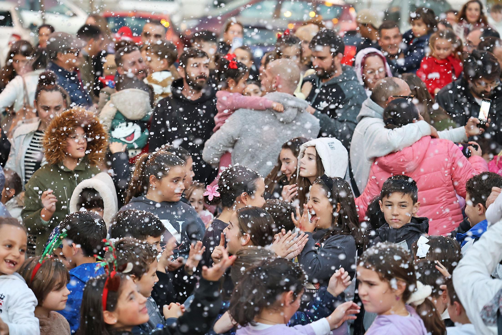 Imágenes de la última nevada de la Navidad en Huelva