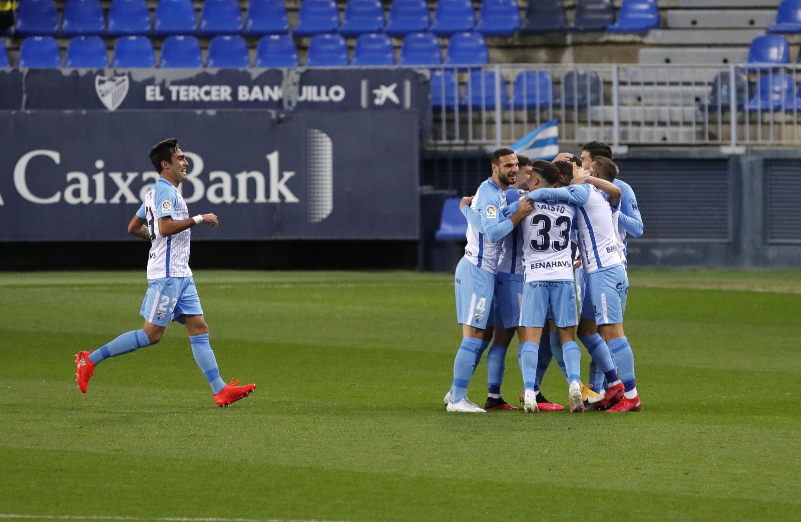 El Málaga CF-Real Oviedo, en fotos