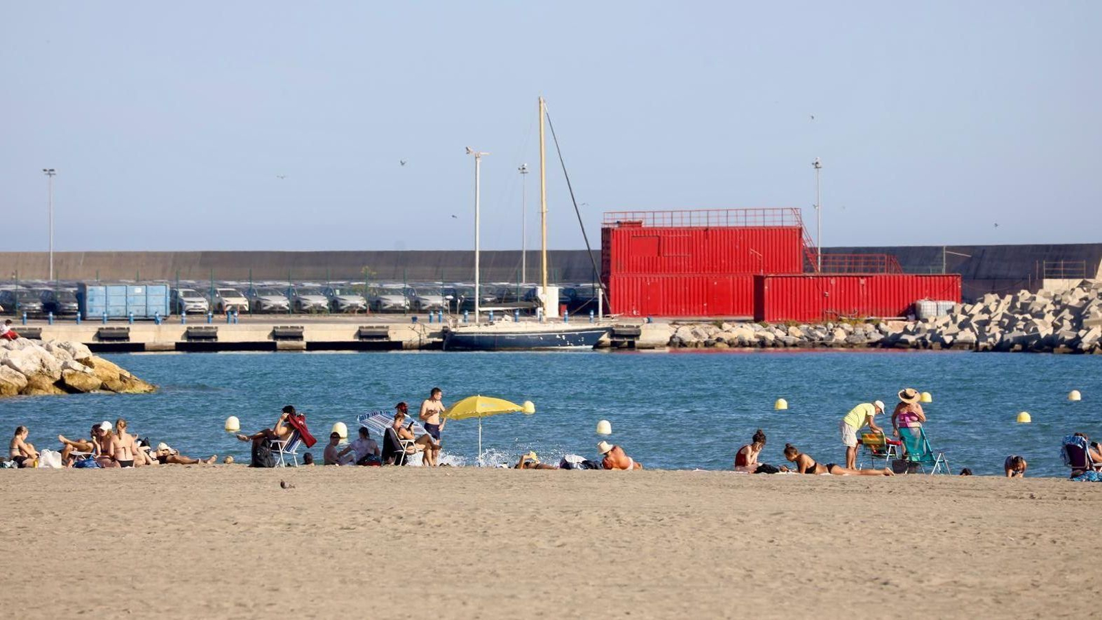 Playa de San Andrés, en Málaga capital