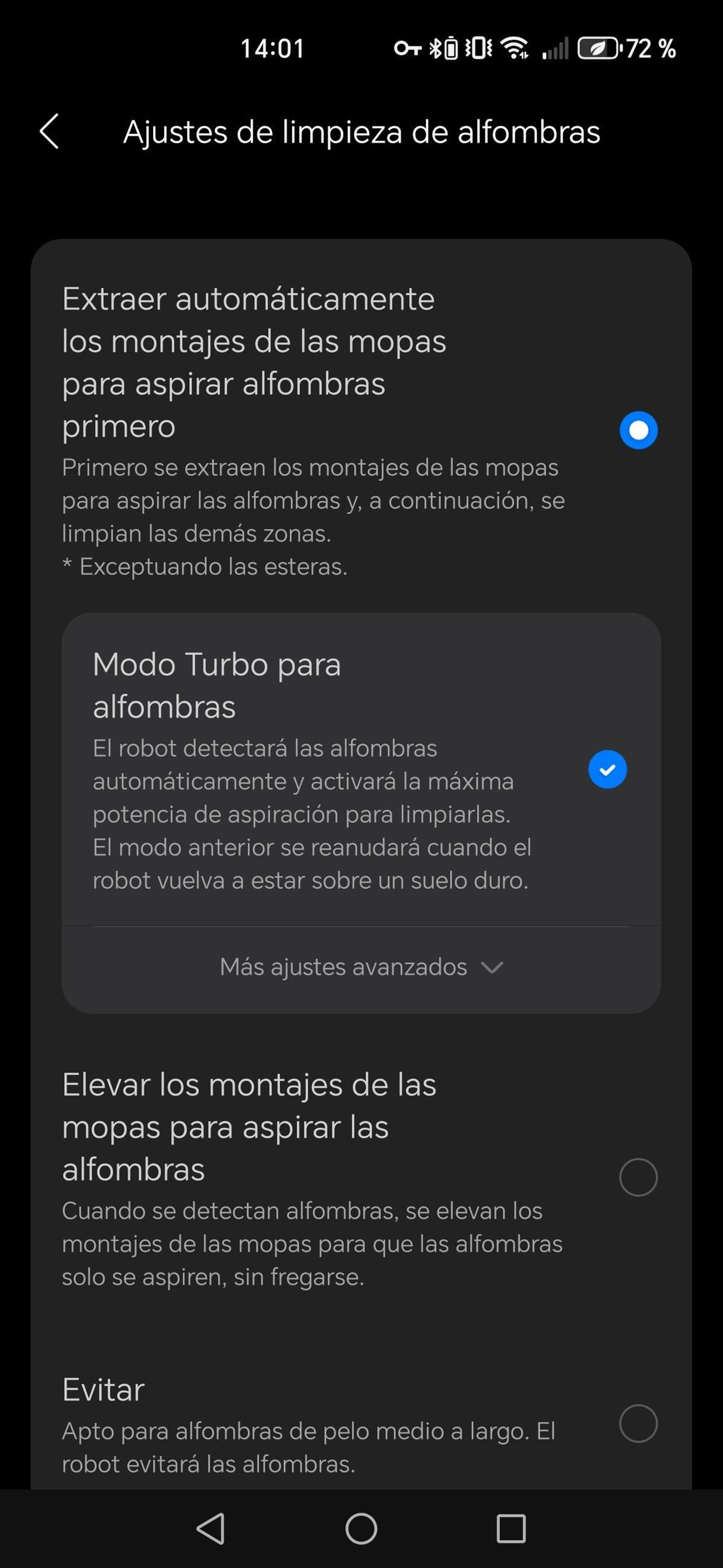 Aplicación Roborock - Robot aspirador Saros Z70