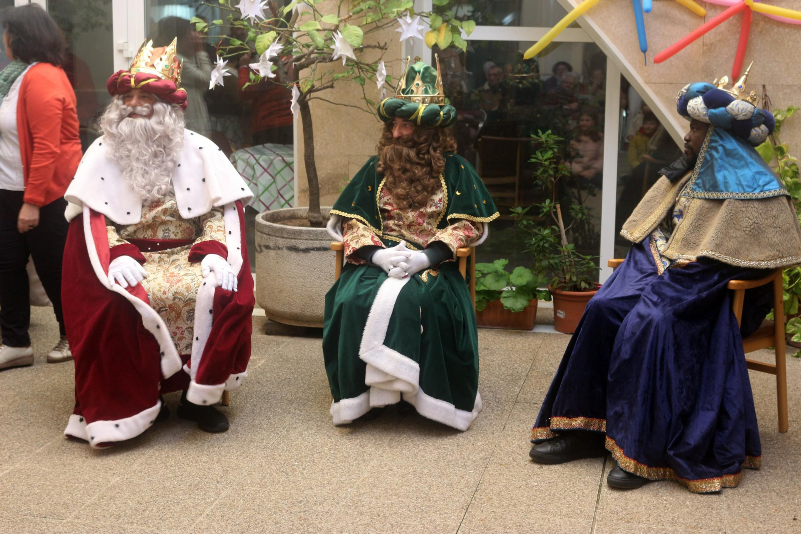 Visita de los Reyes a la Residencia Vedruna