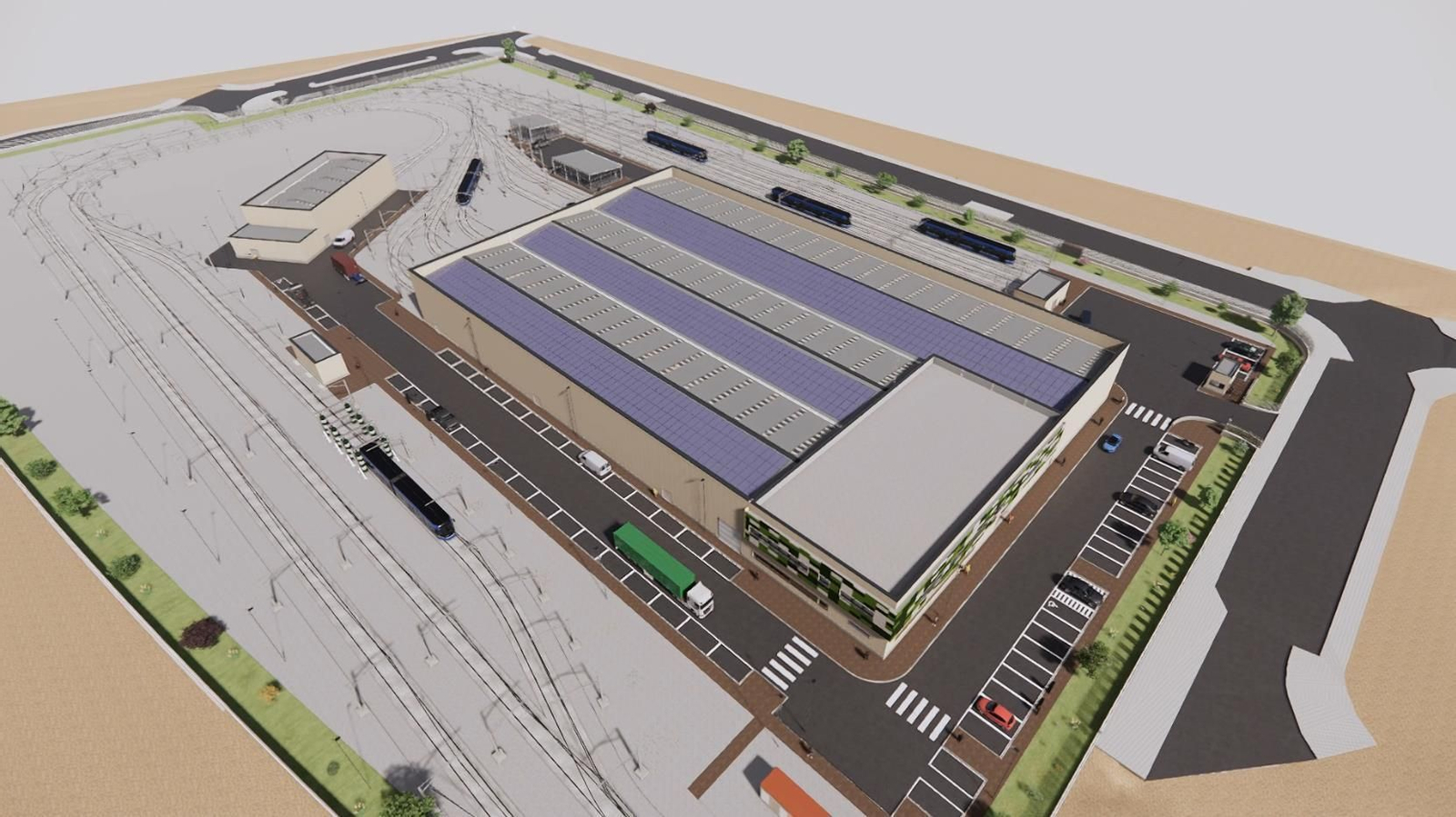 La Junta licita los talleres y cocheras del tranvía de Alcalá por 44 millones de euros