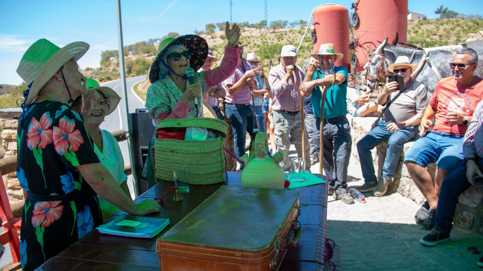 La representación previa a la parva es muy aplaudida