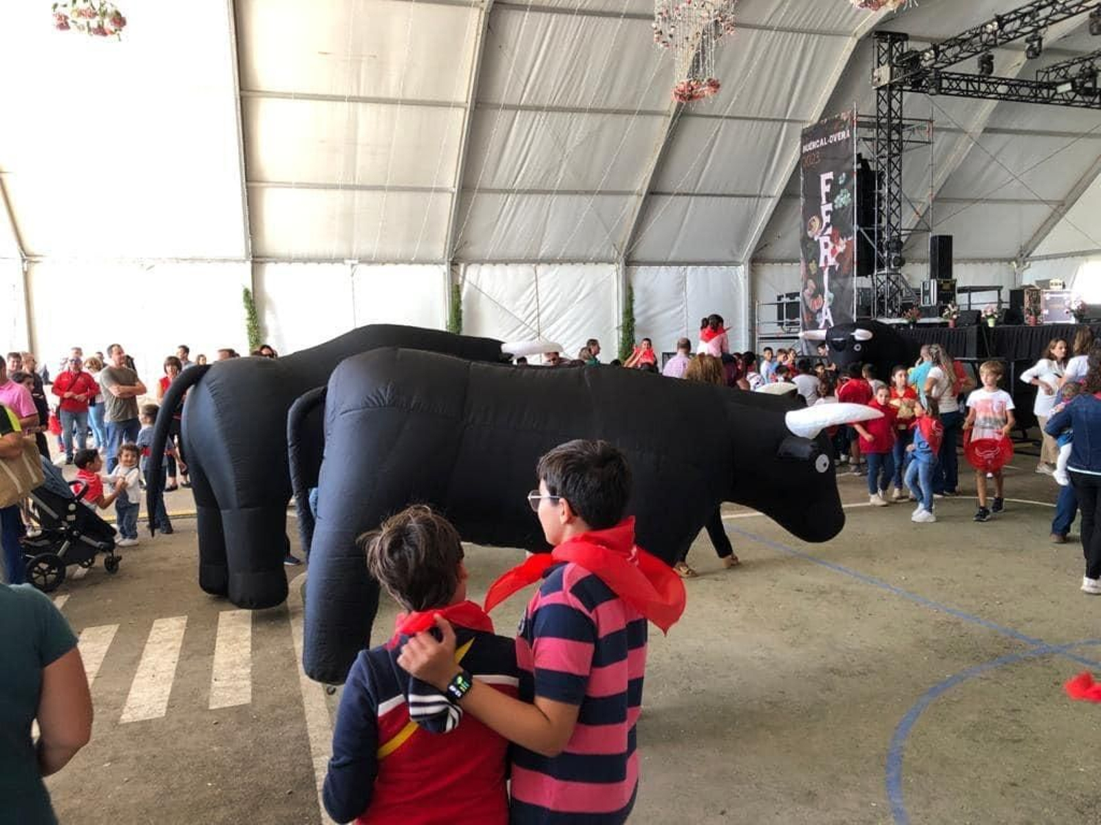 Encierro infantil en la Caseta Municipal
