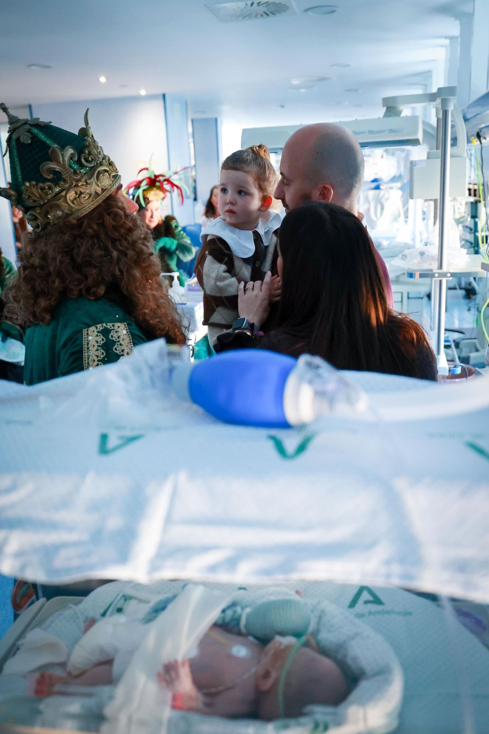 Los Reyes Magos, en el hospital Puerta del Mar de Cádiz.