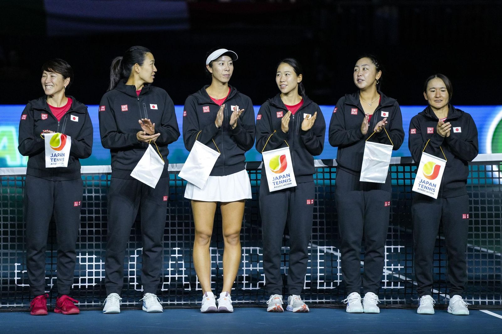 El Italia-Japón de la Billie Jean King en Málaga, en fotos
