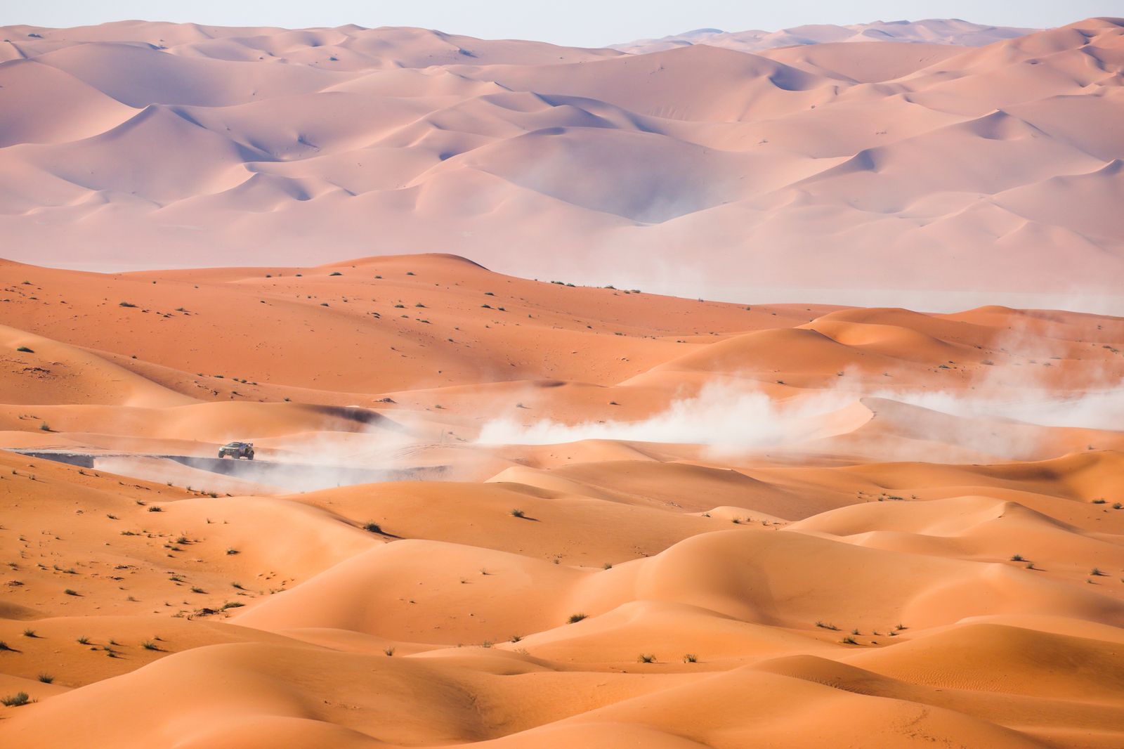 Las espectaculares imágenes del Dakar por las dunas