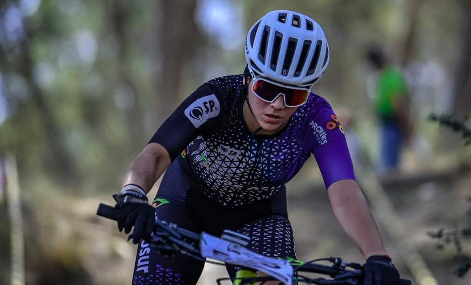 La ciclista sanroqueña Tara Jiménez