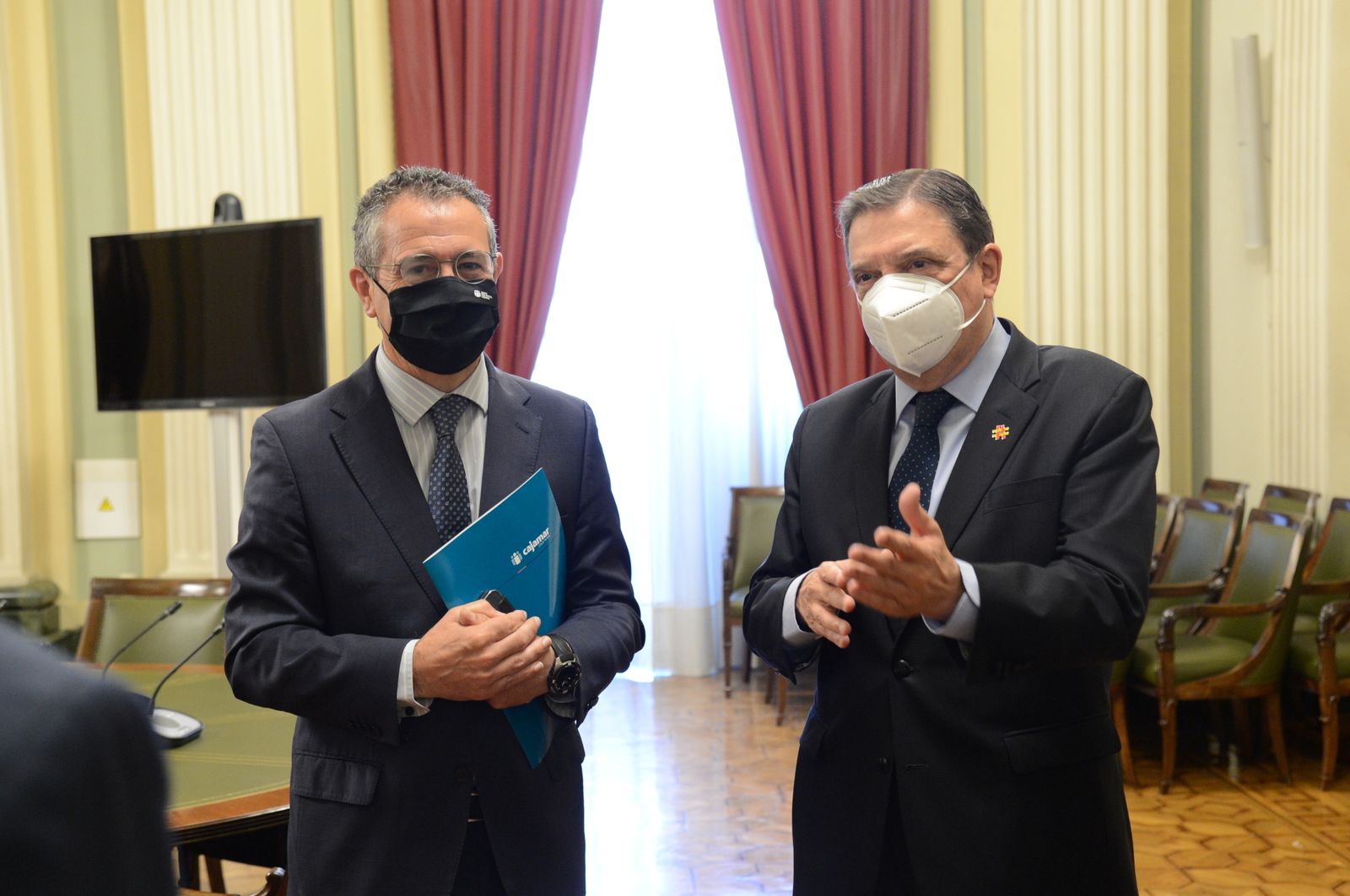 Baamonde y Planas el pasado 26 de julio tras la firma del protocolo de colaboración.