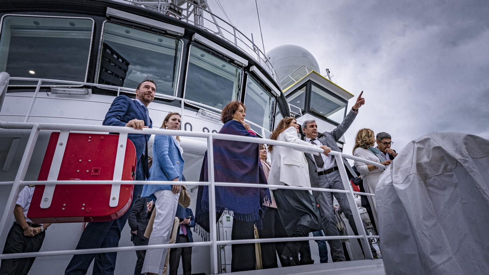 Las imágenes de la visita al buque oceanográfico del CSIC, 'Odon de Bien', amarrado en Cádiz