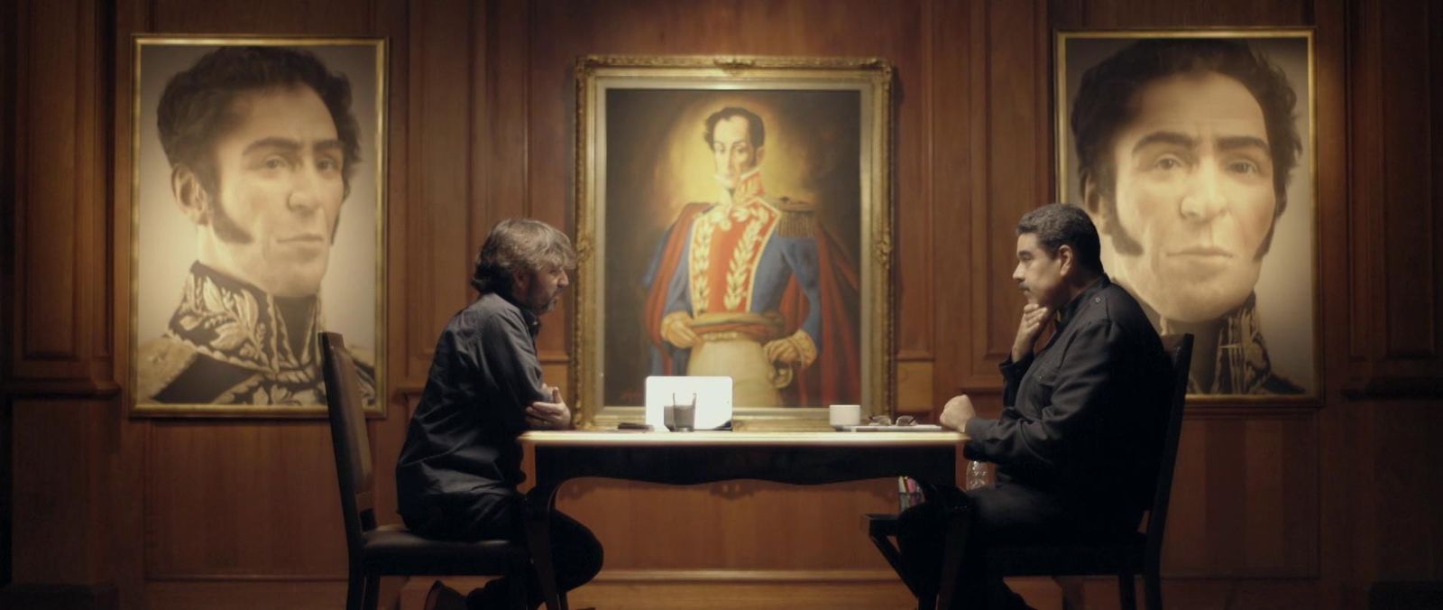 Jordi Évole con Nicolás Maduro en su anterior entrevista