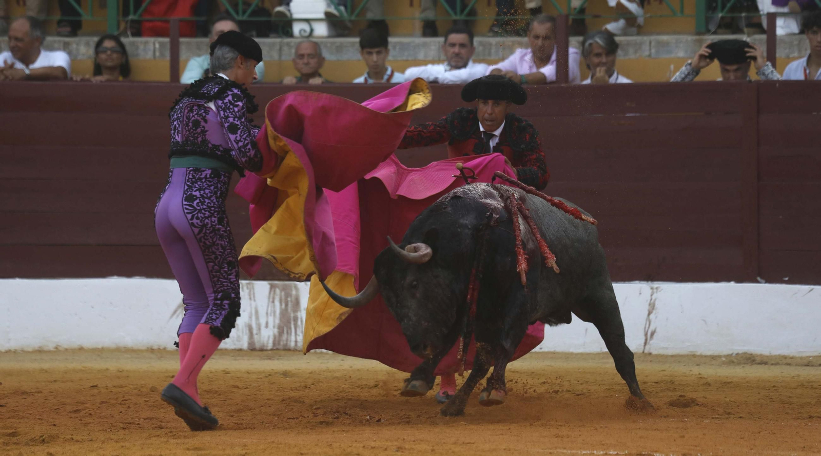 La reaparición de Borja Jiménez con toros de Victorino Martín en la Feria de La Línea , en imágenes