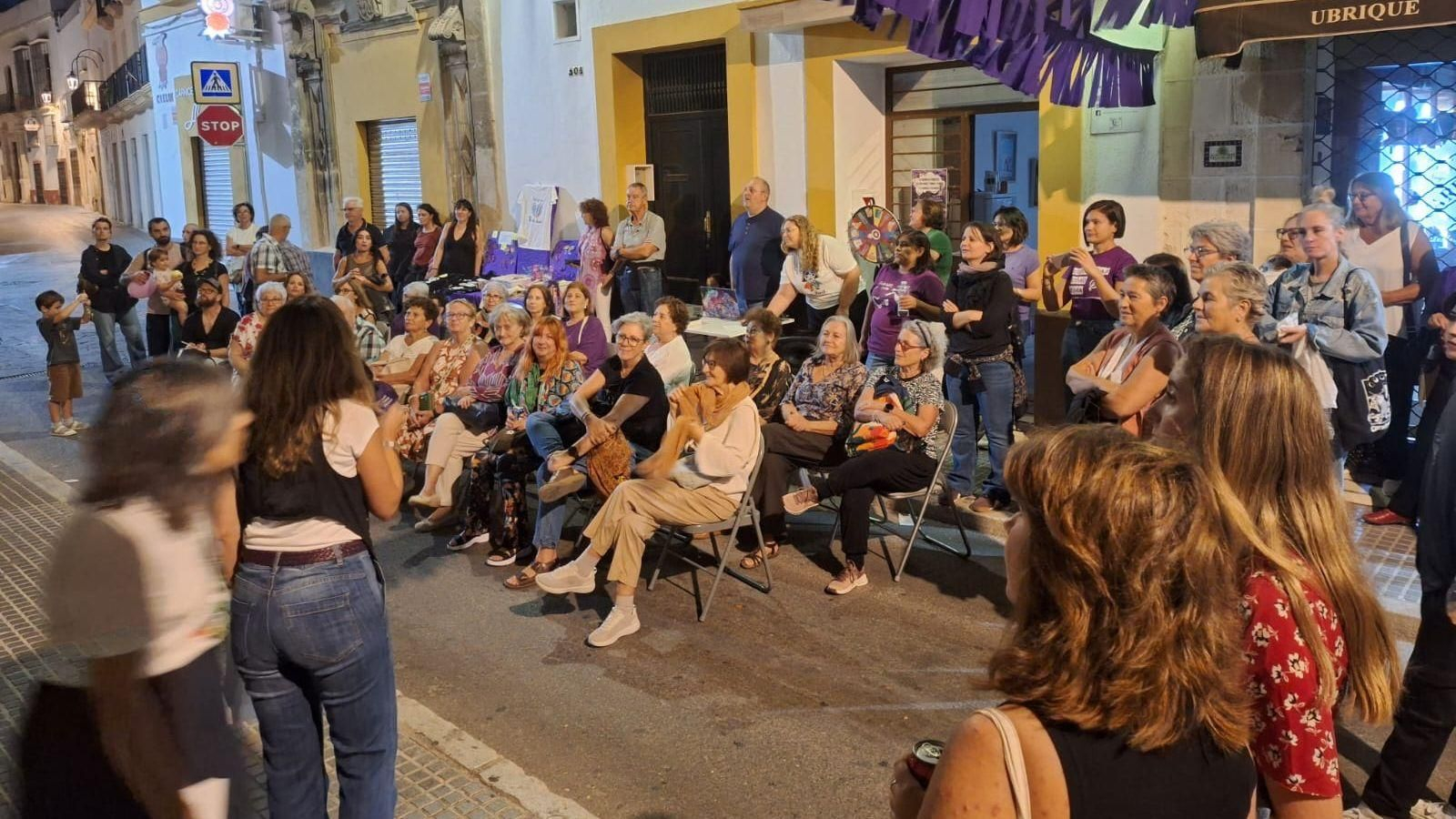 Una imagen de la celebración de los diez años de la asamblea Las tres rosas.