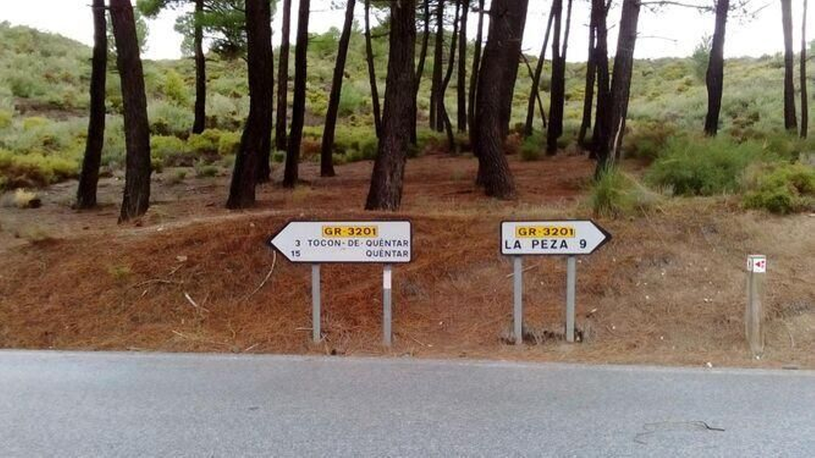 El accidente tuvo lugar en el kilómetro 16 de la carretera provincial GR-3201