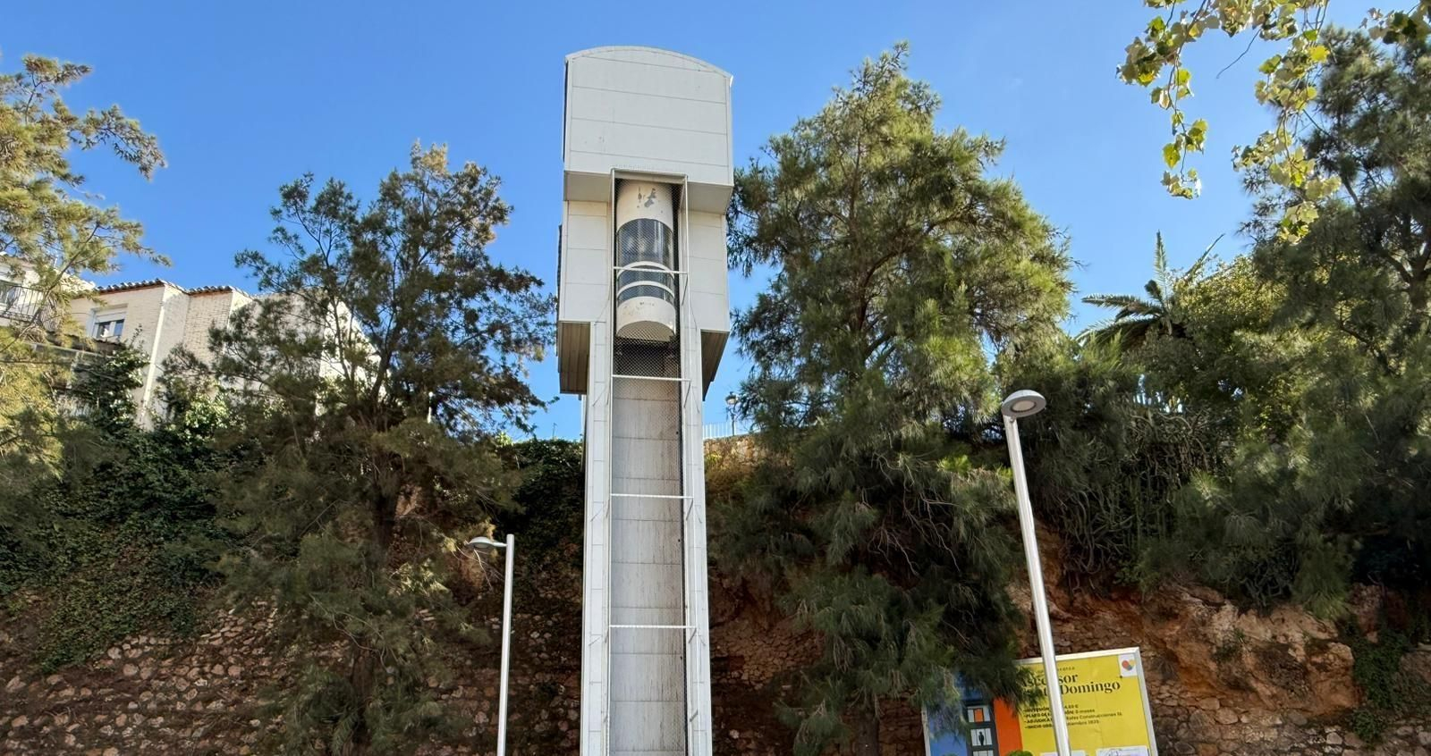 El ascensor de Santo Domingo, en Benalmádena.