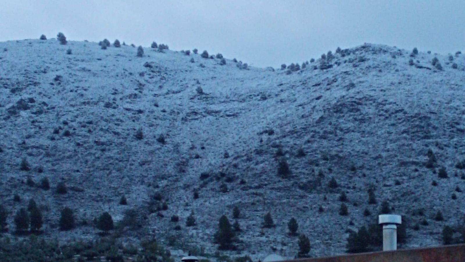 Nieve en la sierra de Puerto Lope