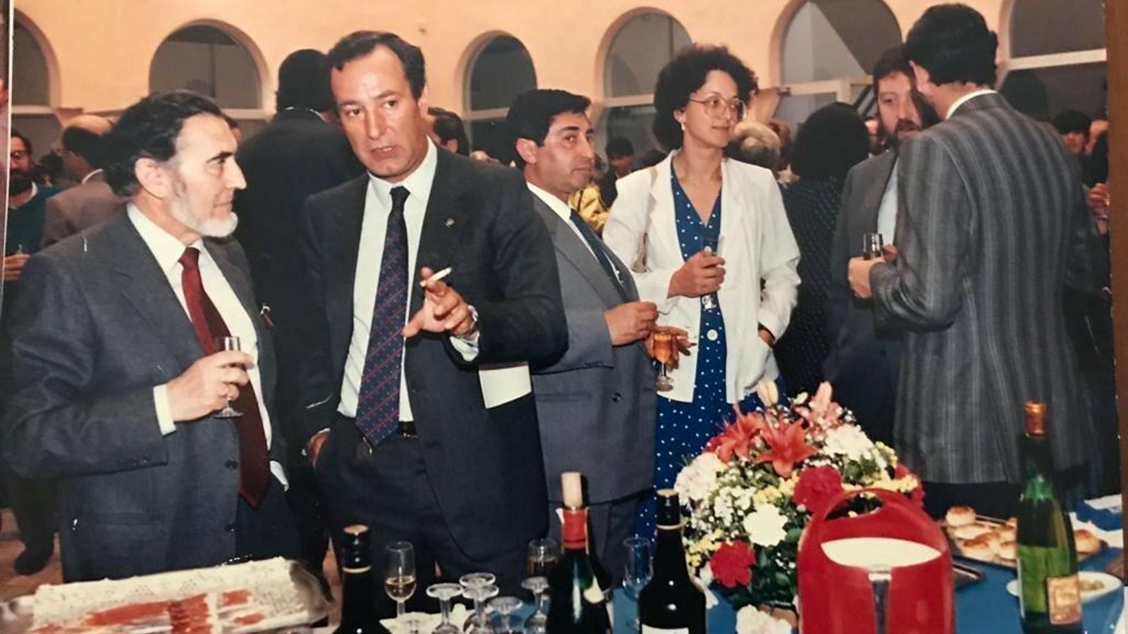 José María Quintana, durante una recepción.