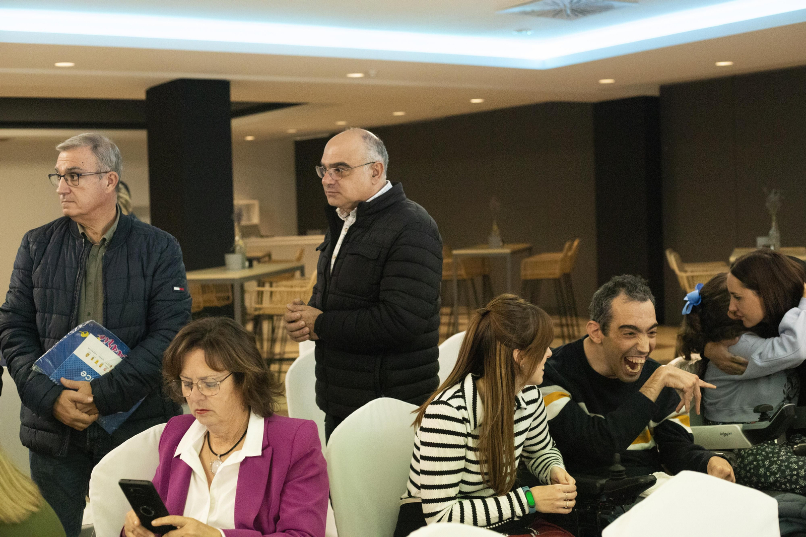 La presentación del nuevo calendario solidario de Aspace en imágenes