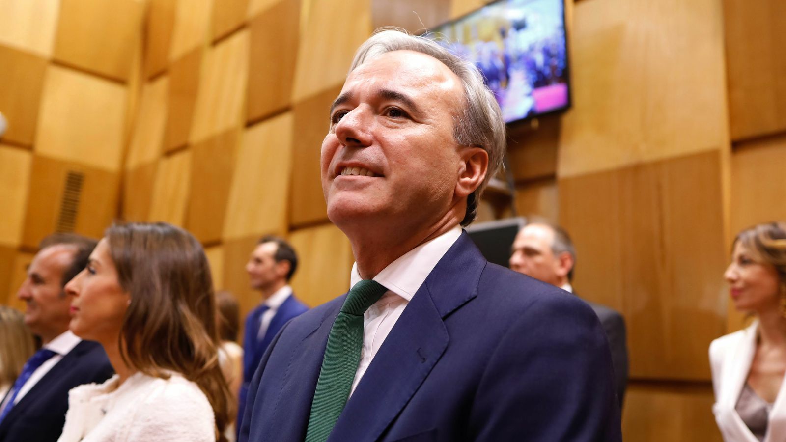 Jorge Azcón, alcalde de Zaragoza.