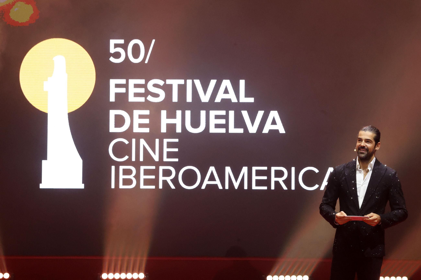 Imágenes de la gala inaugural de la 50 edición del Festival de Huelva Cine Iberoamericano