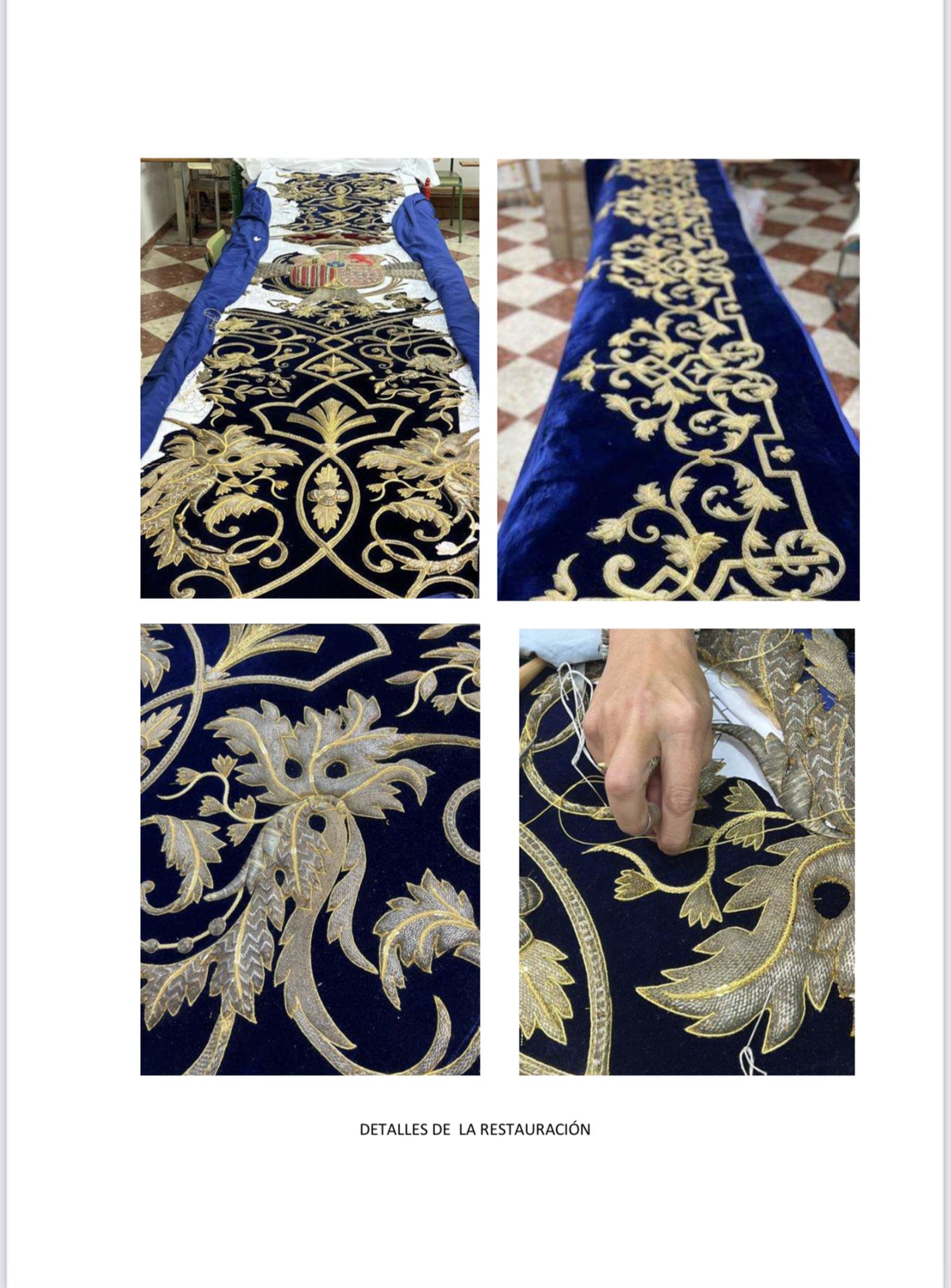 Detalle de la restauración