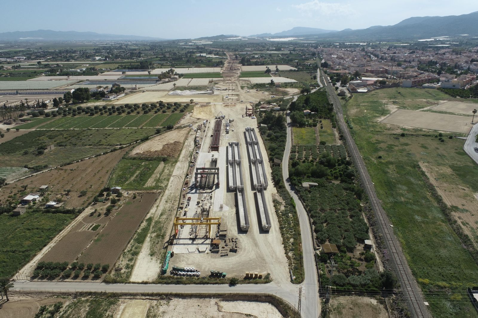 Las obras a su paso por Totana