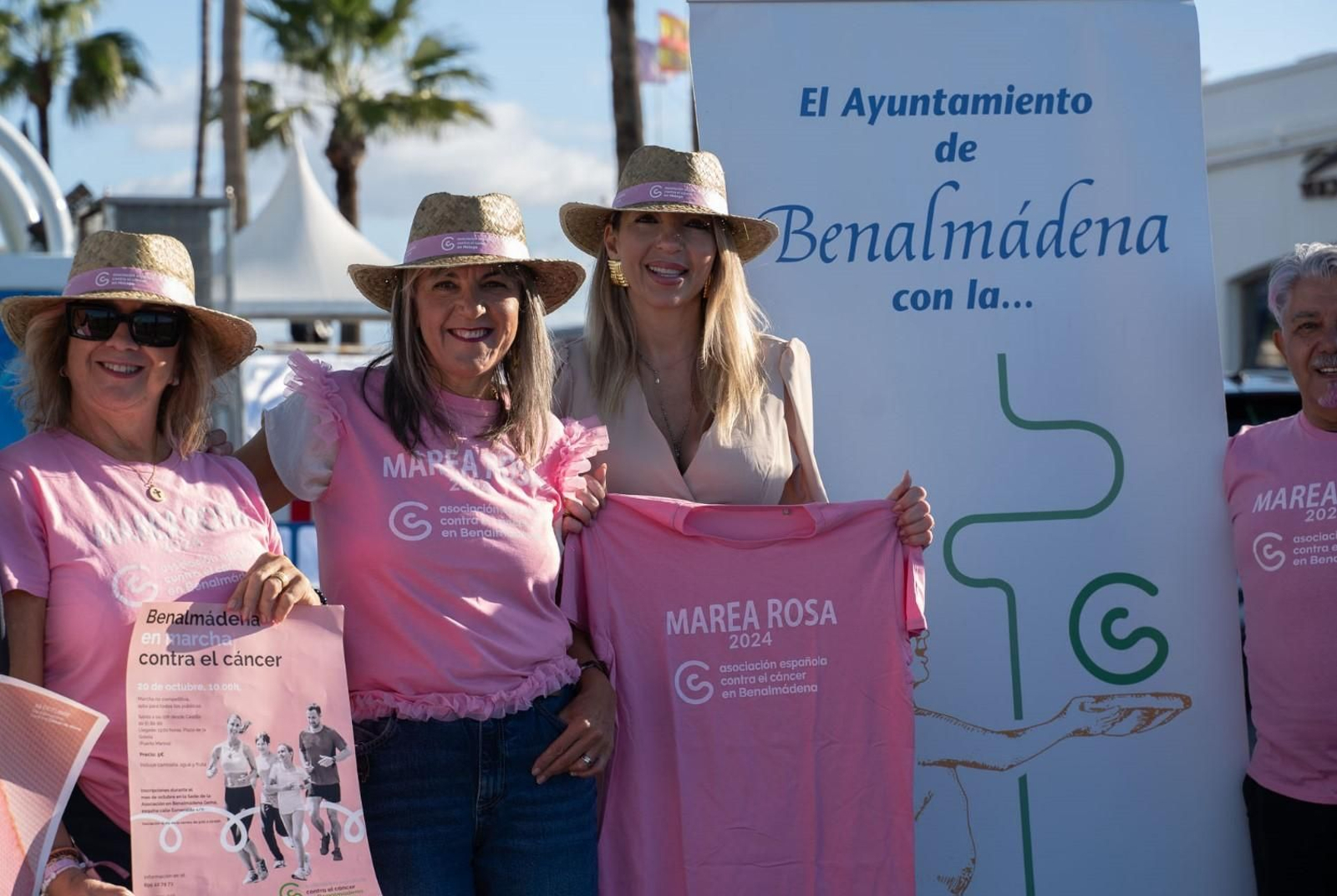 La presentación de la marcha Marea Rosa.