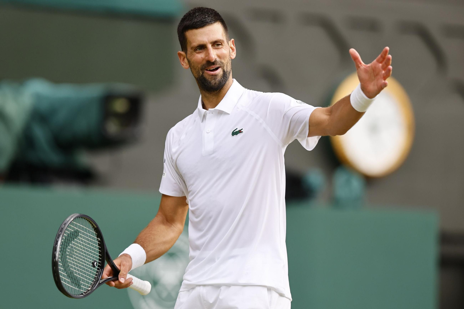 Las fotos de Wimbledon con las clasificaciones de Djokovic y Sinner