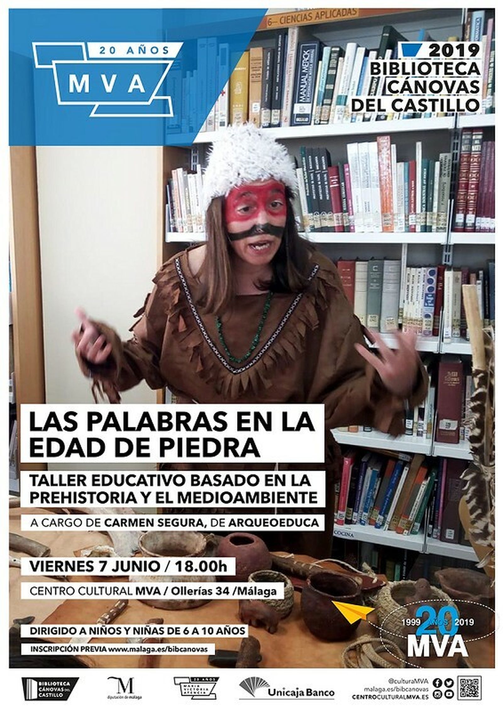 'Las palabras en la Edad de Piedra', un taller educativo muy especial.
