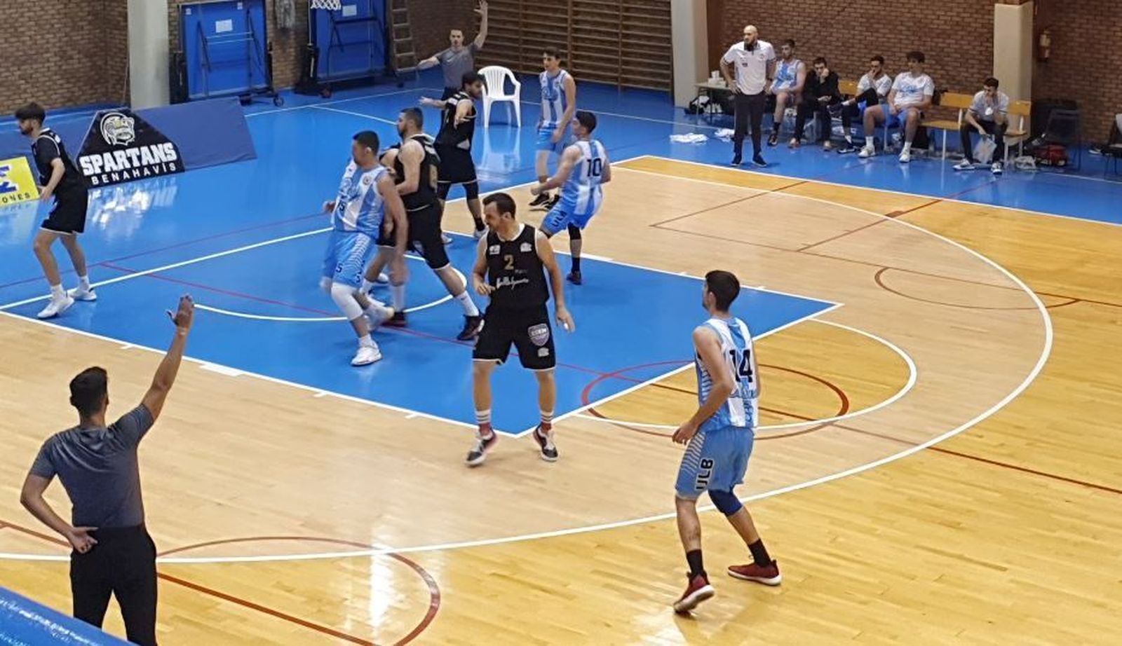 Un momento del CB Benahavís-ULB de este miércoles