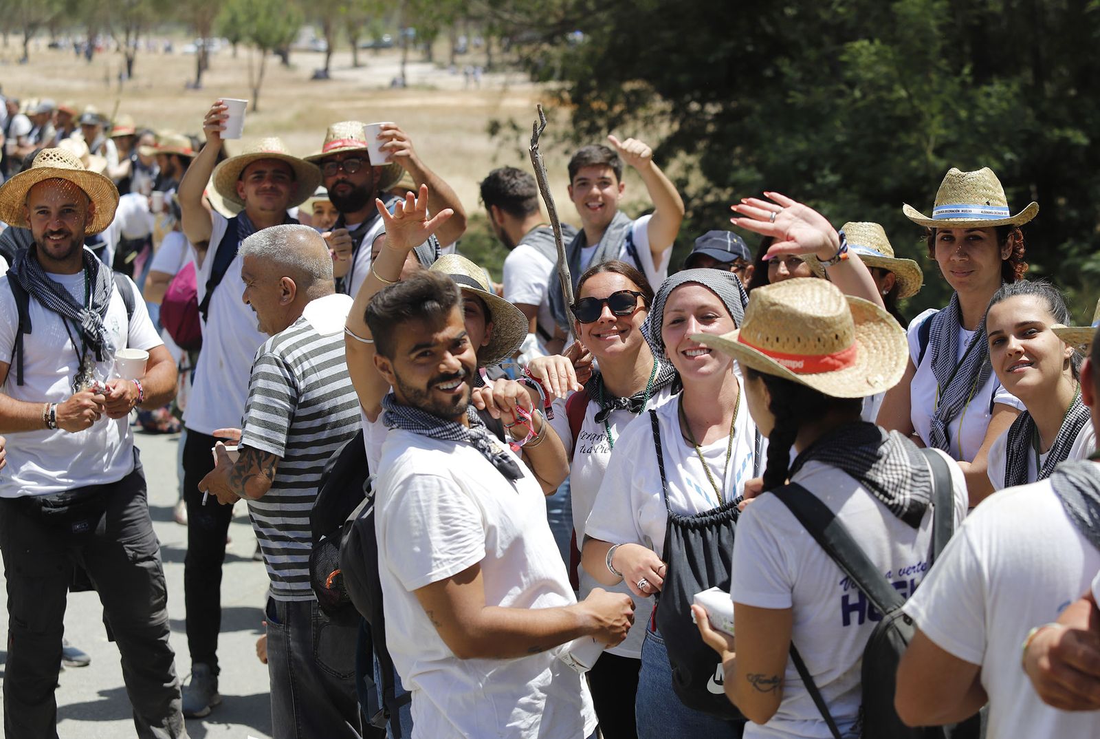 Todos los peregrinos de la Hermandad de Huelva, en imágenes