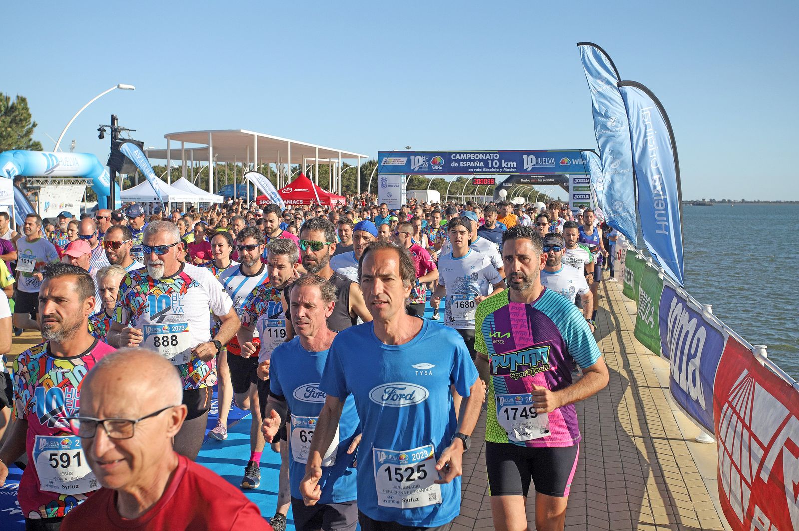 Imágenes de la 10K Puerta del Descubrimiento en Huelva