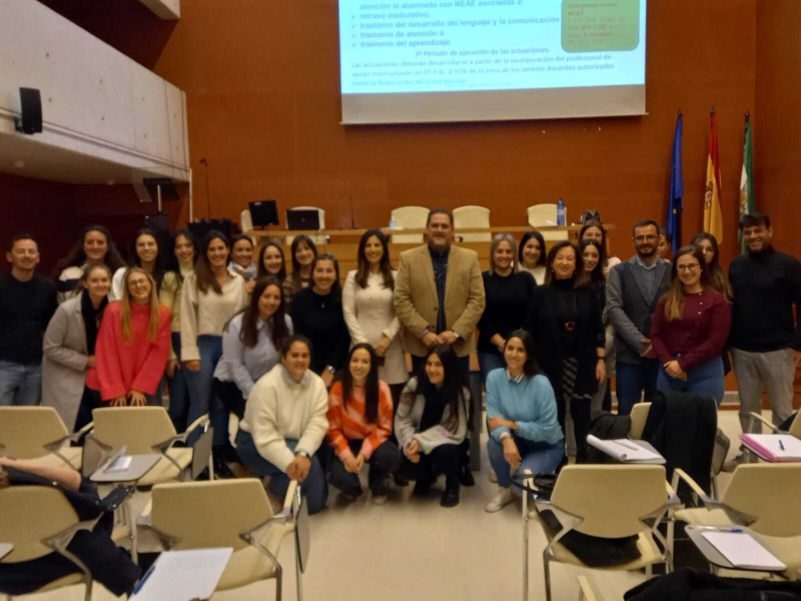 Acto de bienvenida del delegado de Educación a los nuevos orientadores