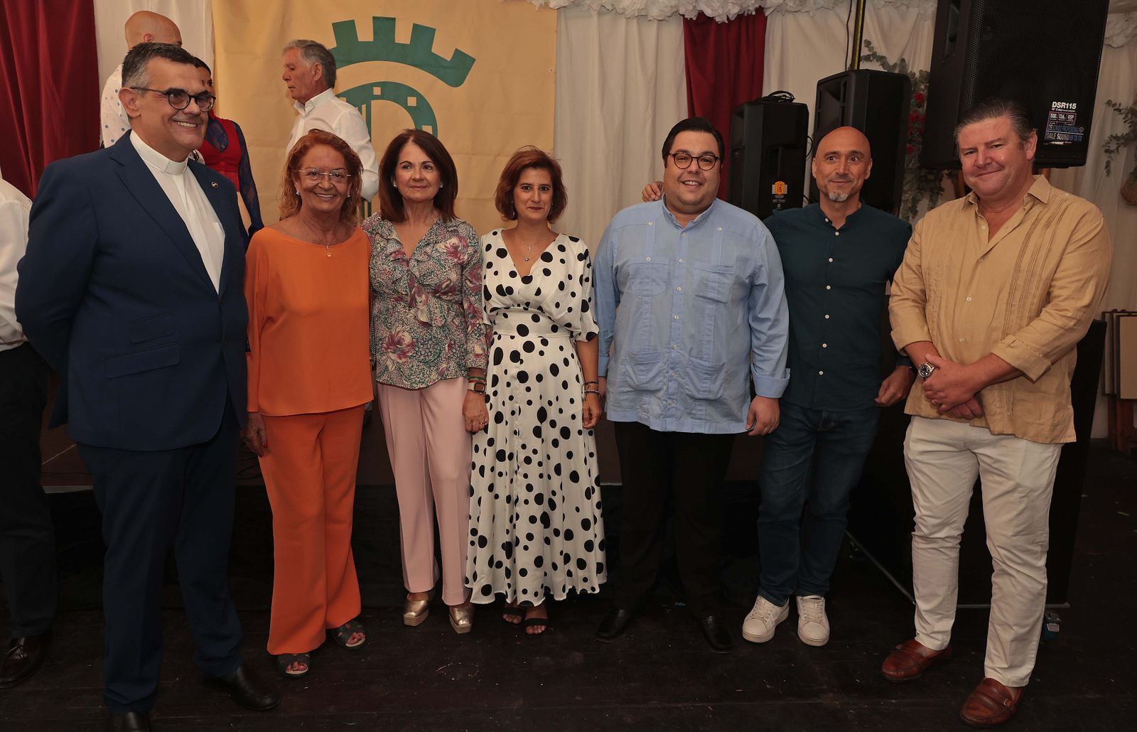 Imágenes de la recepción en la caseta La Providencia en la Feria Real de Algeciras