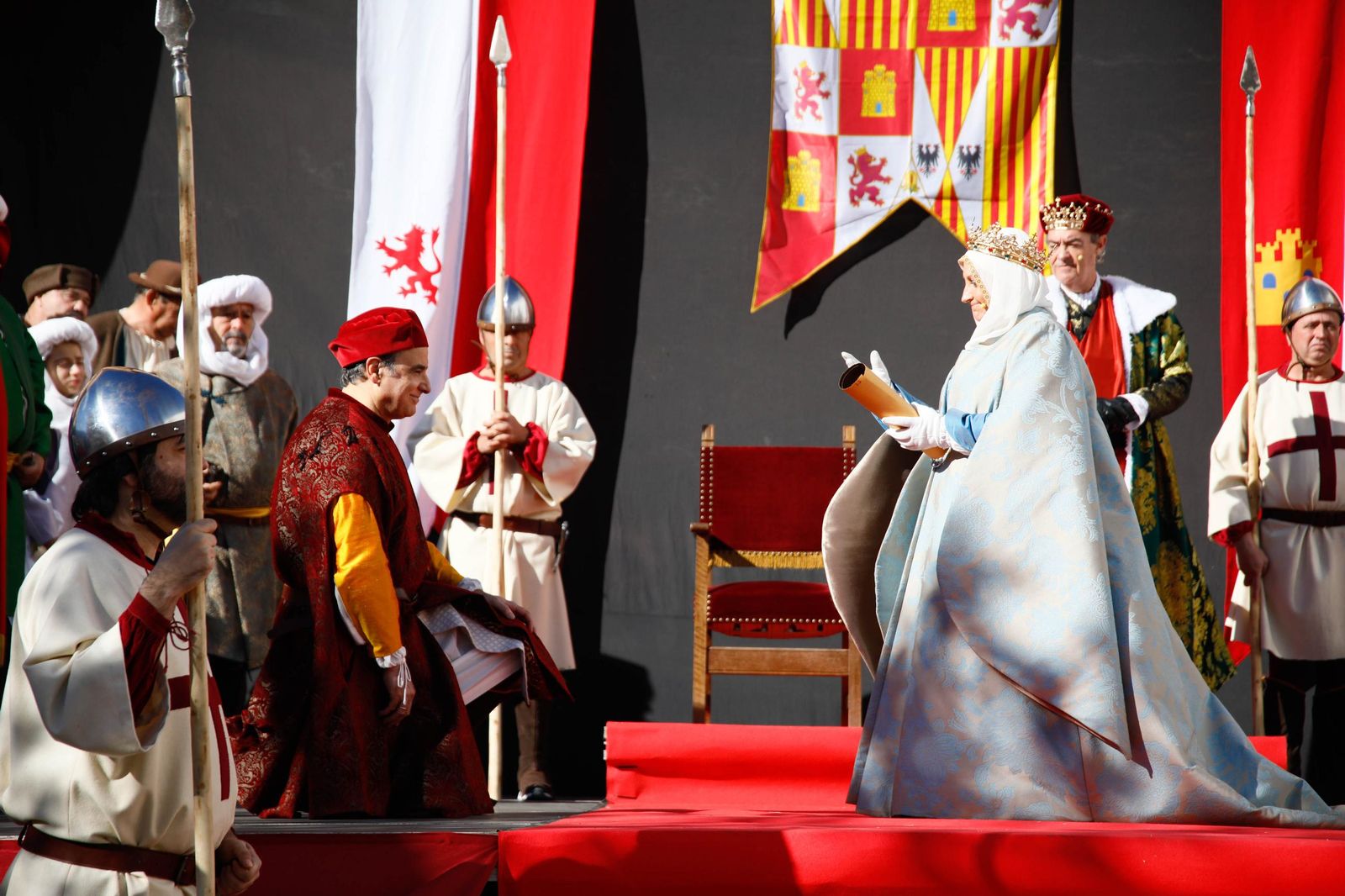 La Recreación de la Pernoctación de los Reyes Católicos en Fiñana, en imágenes