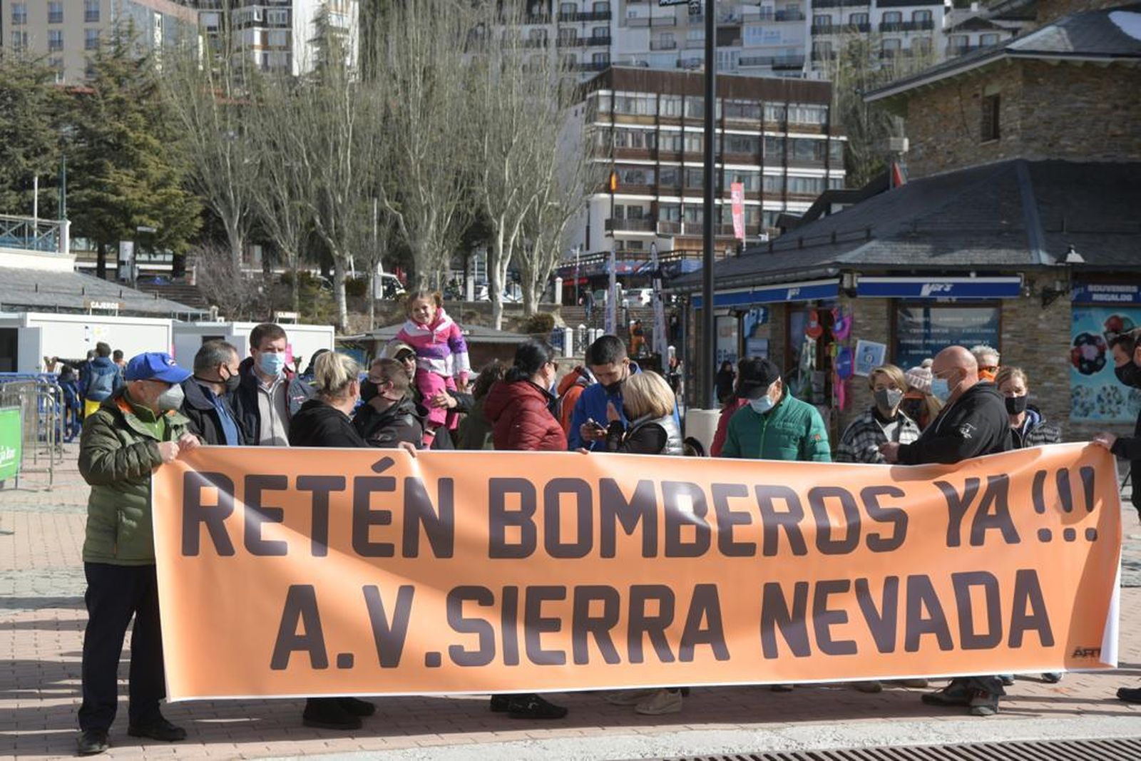 Imagen de la concentración.