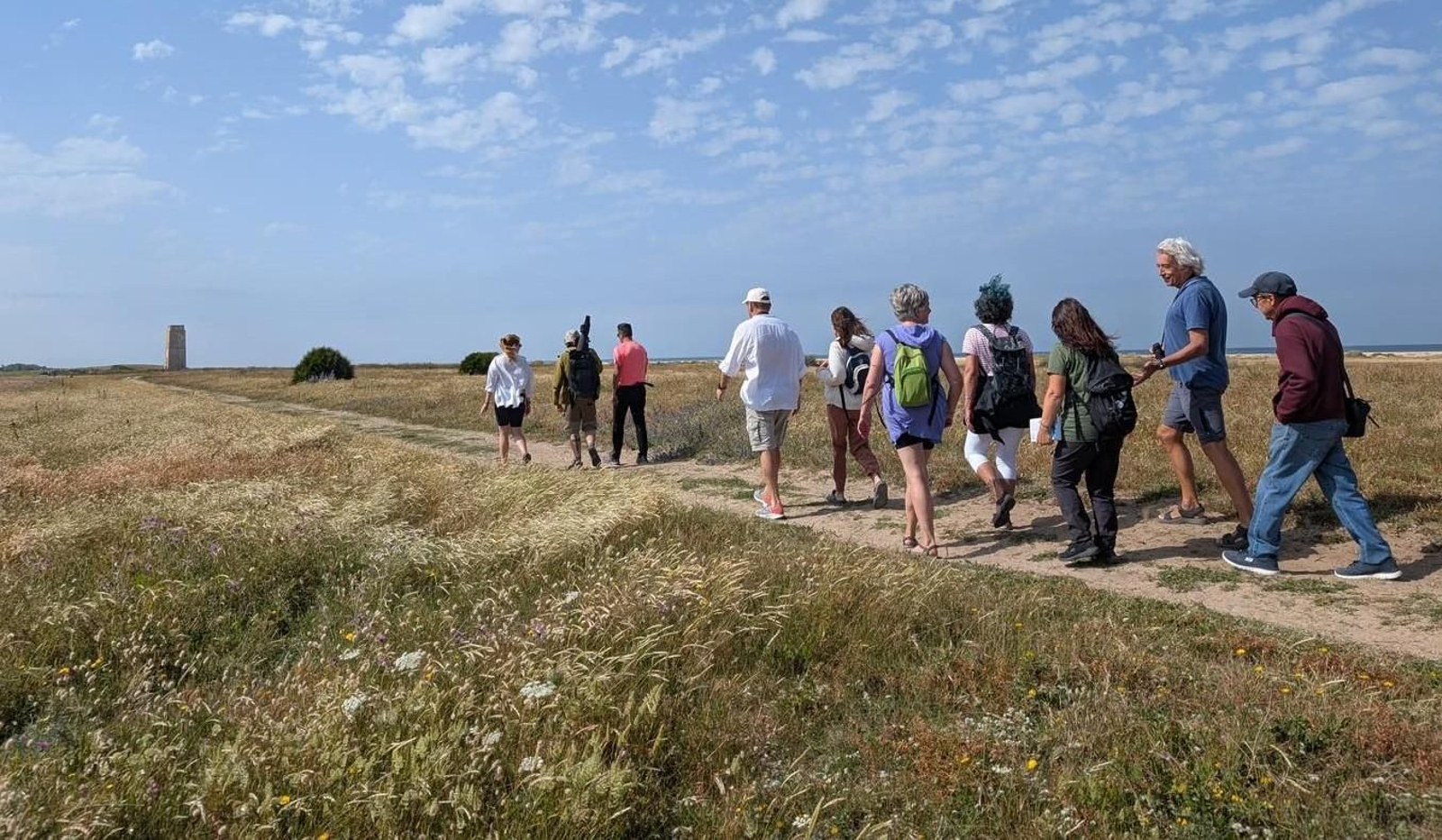 Imagen de archivo de una ruta ornitológica en Castilnovo