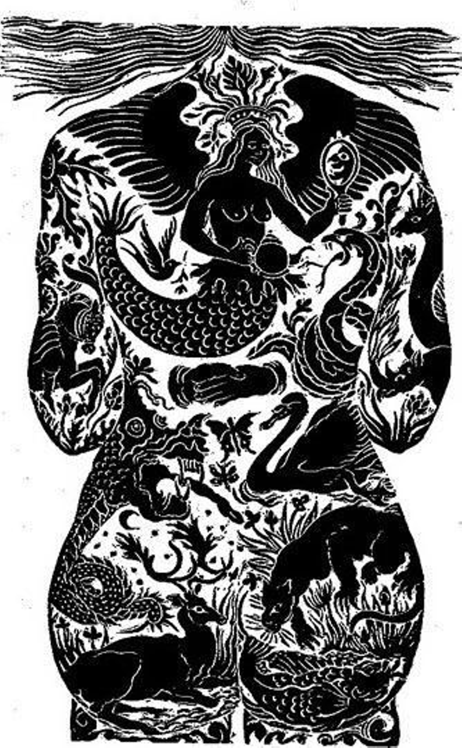 Una de las ilustraciones de la edición original, a cargo de Corinna Sargood.