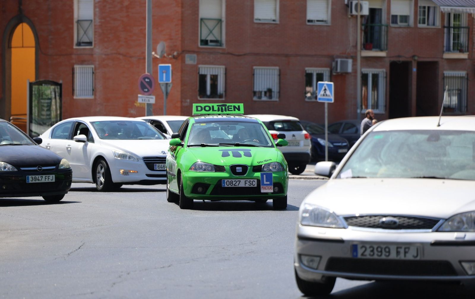 Imagen de archivo de un coche de autoescuela.