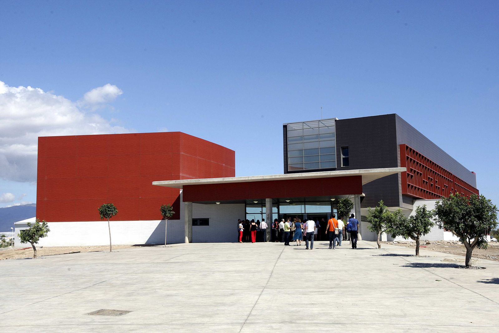 Facultad de Ciencias de la Salud en el campus universitario de Almería