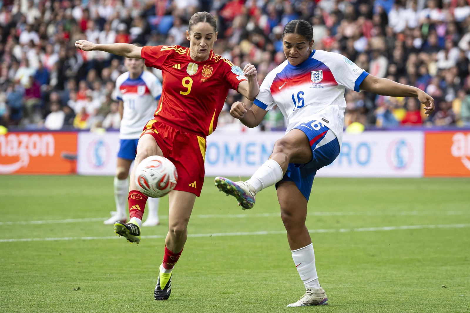 Las mejores imágenes de la final España - Inglaterra de la Eurocopa femenina