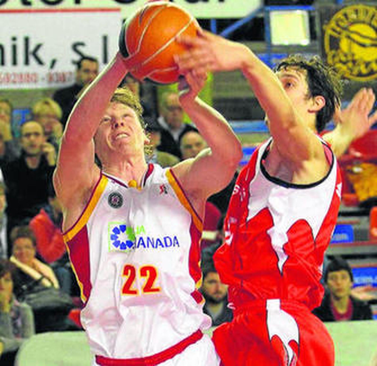Coby Karl, en el partido de la primera vuelta ante el Manresa.