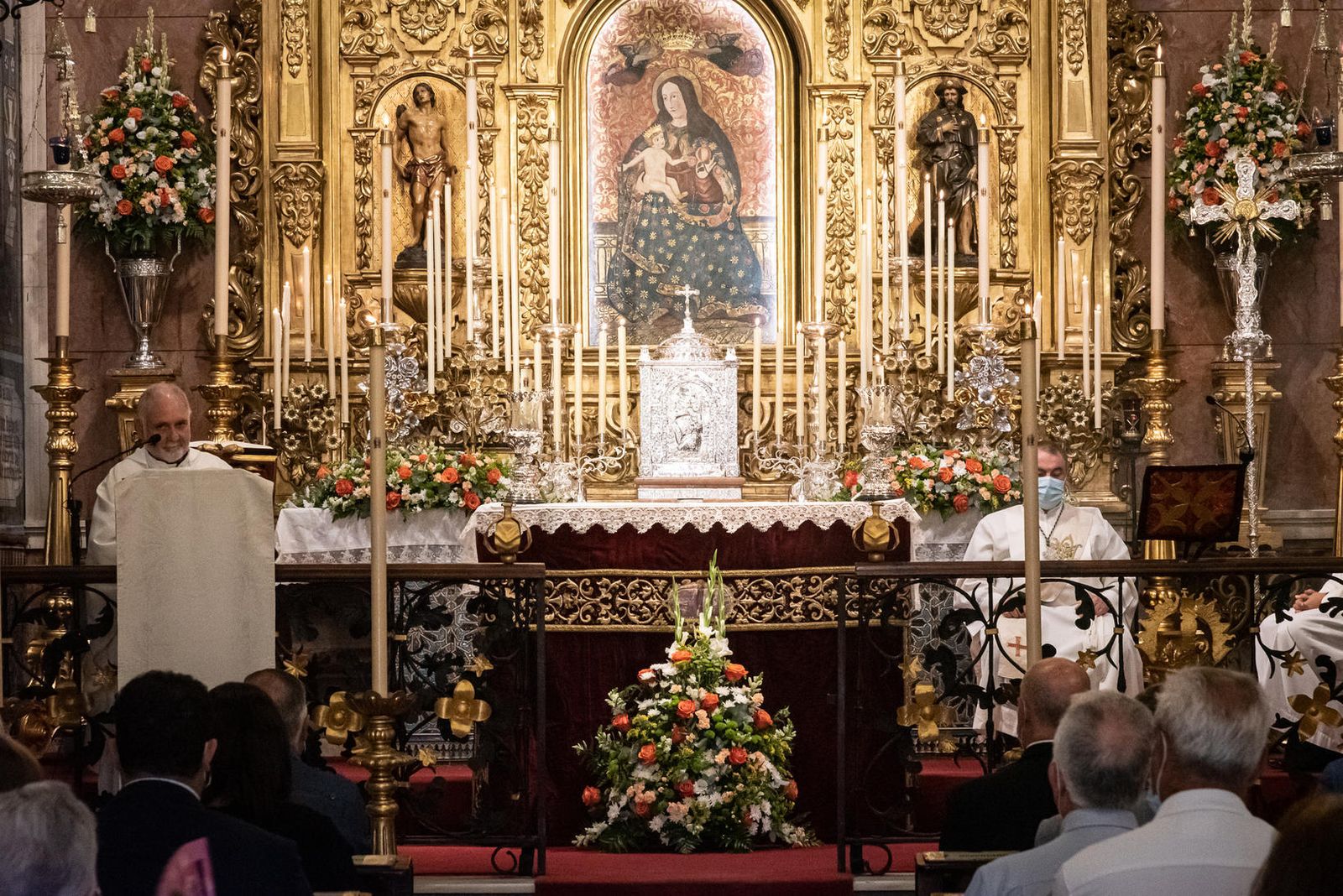 Los cultos de la novena se están celebrando en el santuario de la Cinta.