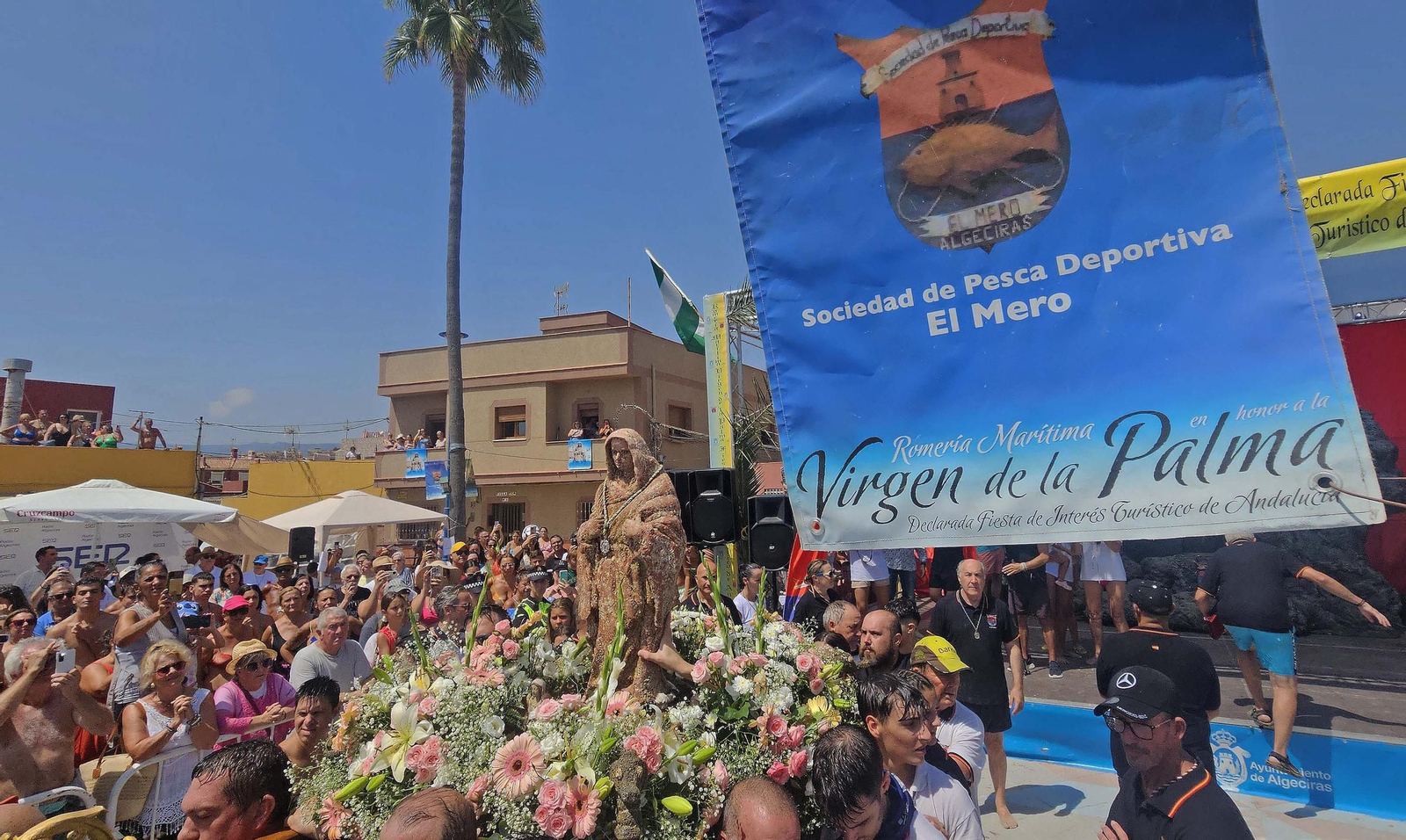 Las mejores fotos de la romería marítima de la Virgen de la Palma de Algeciras 2025
