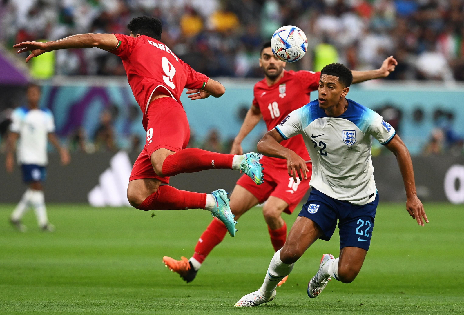 Las imágenes del Inglaterra-Irán del Mundial