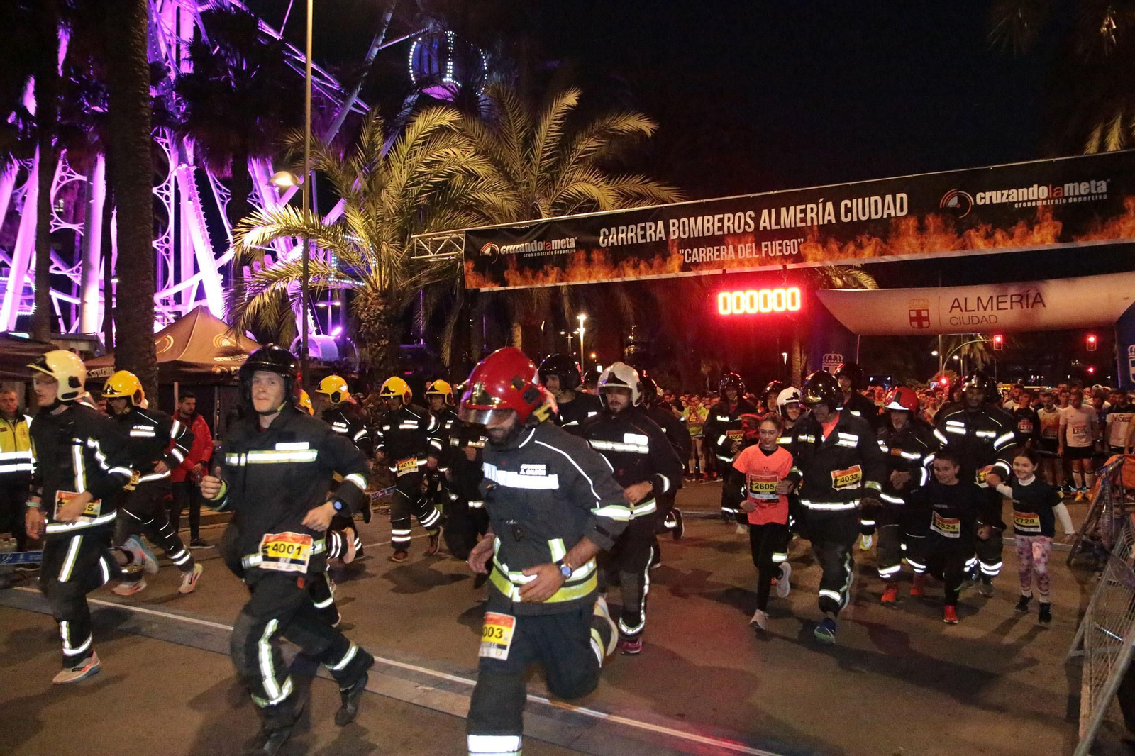 Carrera del Fuego celebrada el pasado mes de febrero.