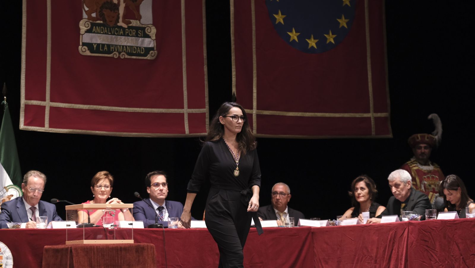 Imágenes de la investidura como Alcaldesa de Almería, de María del Mar Vázquez Agüero