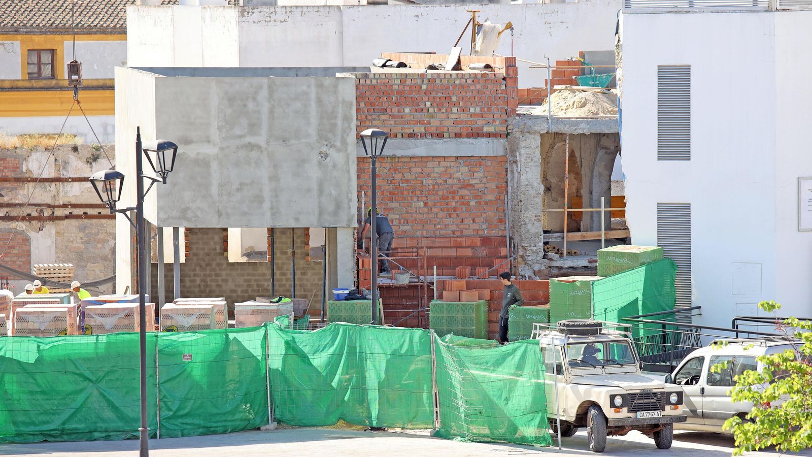 Obras en el Museo del Flamenco. Obras en el Museo del Flamenco.
