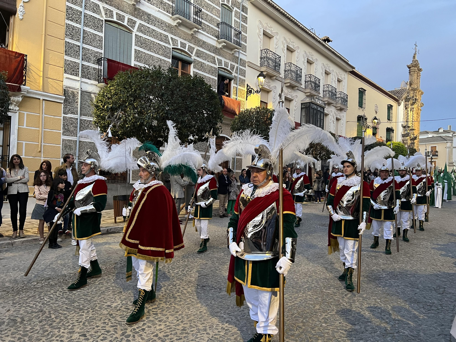 Jueves Santo en Priego de Córdoba:  La procesión de Jesús en la Columna, en imágenes